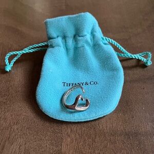 Tiffany & Co. Elsa Peretti Open Heart Ring size 4.5
